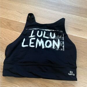 lululemon athletica Black Crop Top